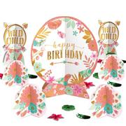 Boho Girl 1st Birthday Party Kit for 32 Guests